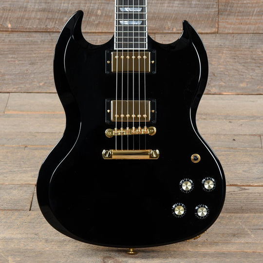 Gibson USA SG Modern Ebony w/Gold Hardware Electric Guitars / Solid Body