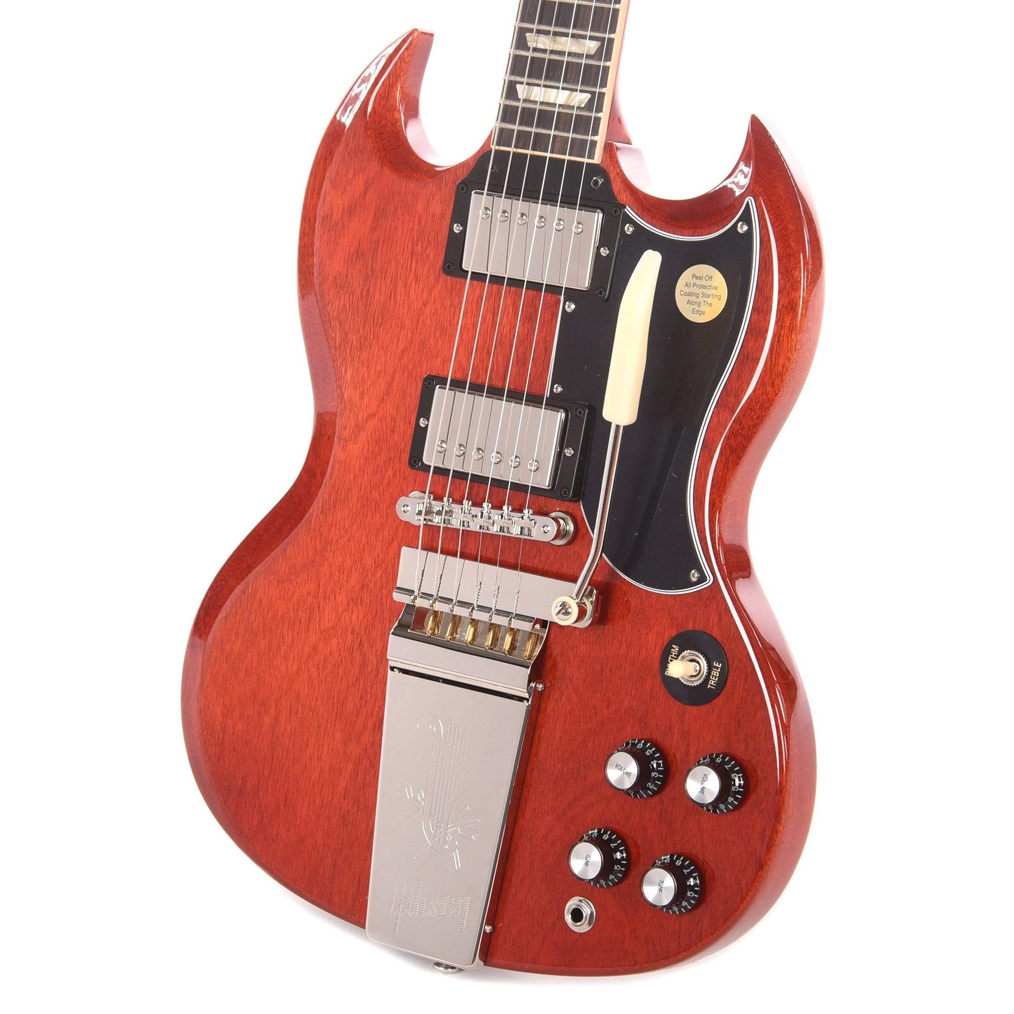 Gibson USA SG Standard '61 Vintage Cherry w/Maestro Vibrola Electric Guitars / Solid Body