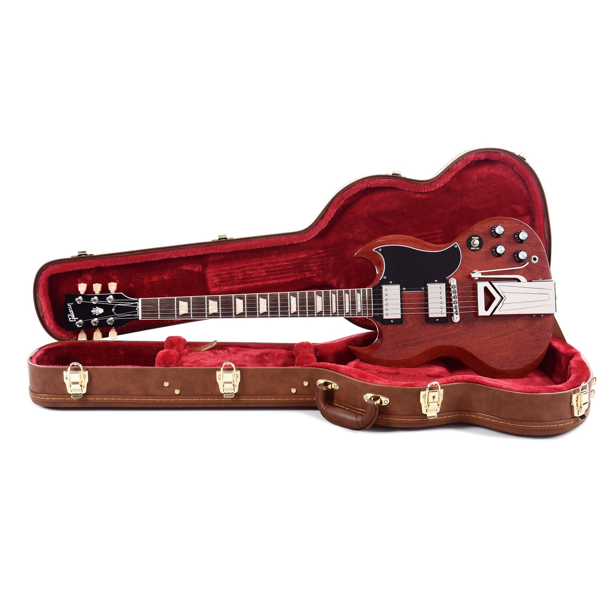 Gibson USA SG Standard '61 Vintage Cherry w/Sideways Vibrola Electric Guitars / Solid Body