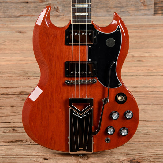 Gibson USA SG Standard '61 Vintage Cherry w/Sideways Vibrola Electric Guitars / Solid Body