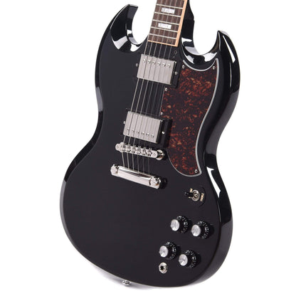 Gibson USA SG Standard Ebony w/Tortoise Pickguard & T-Type Pickups Electric Guitars / Solid Body