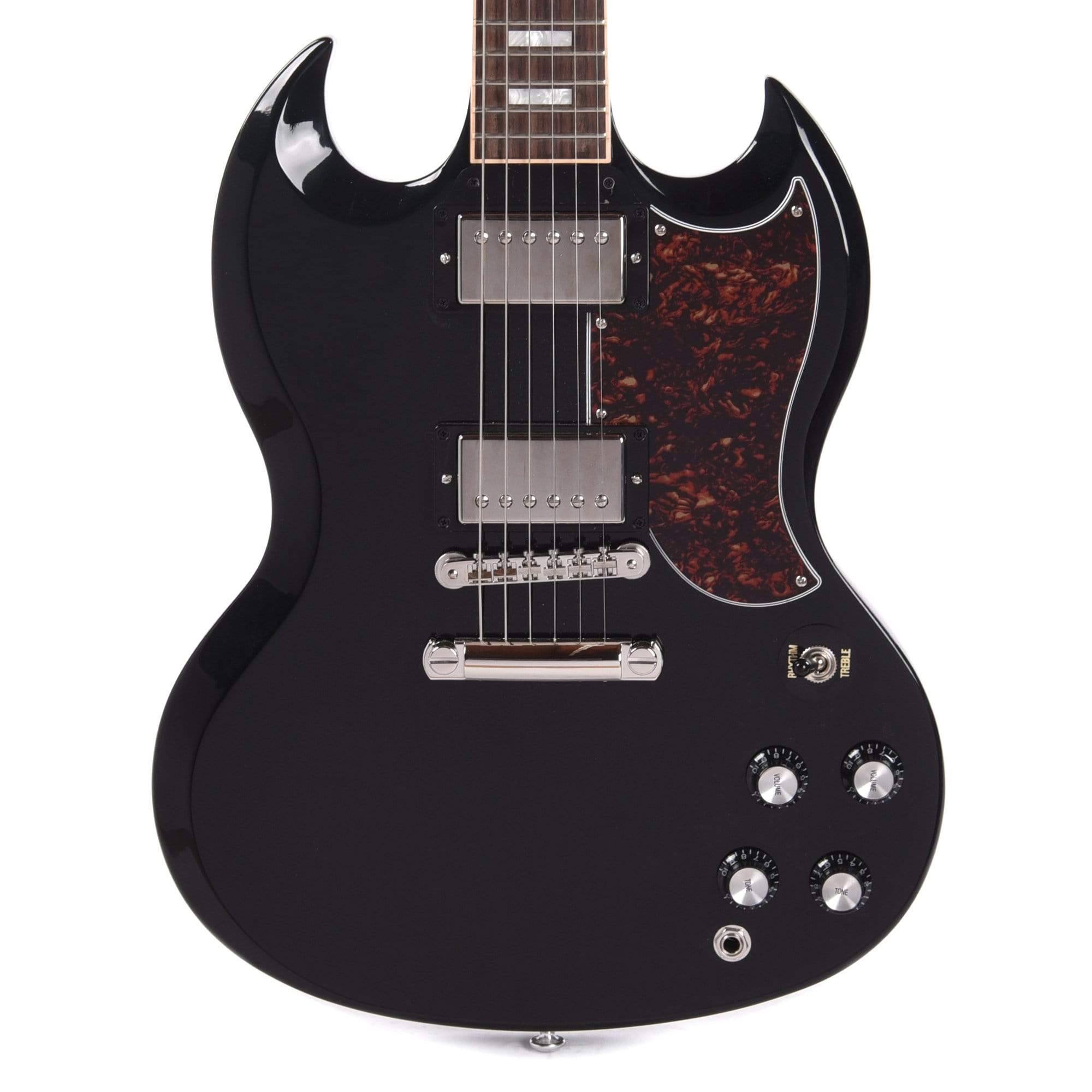 Gibson SG スタンダード Gibson USA SG Standard Ebony w/Tortoise Pickguard & T-Type Pickups