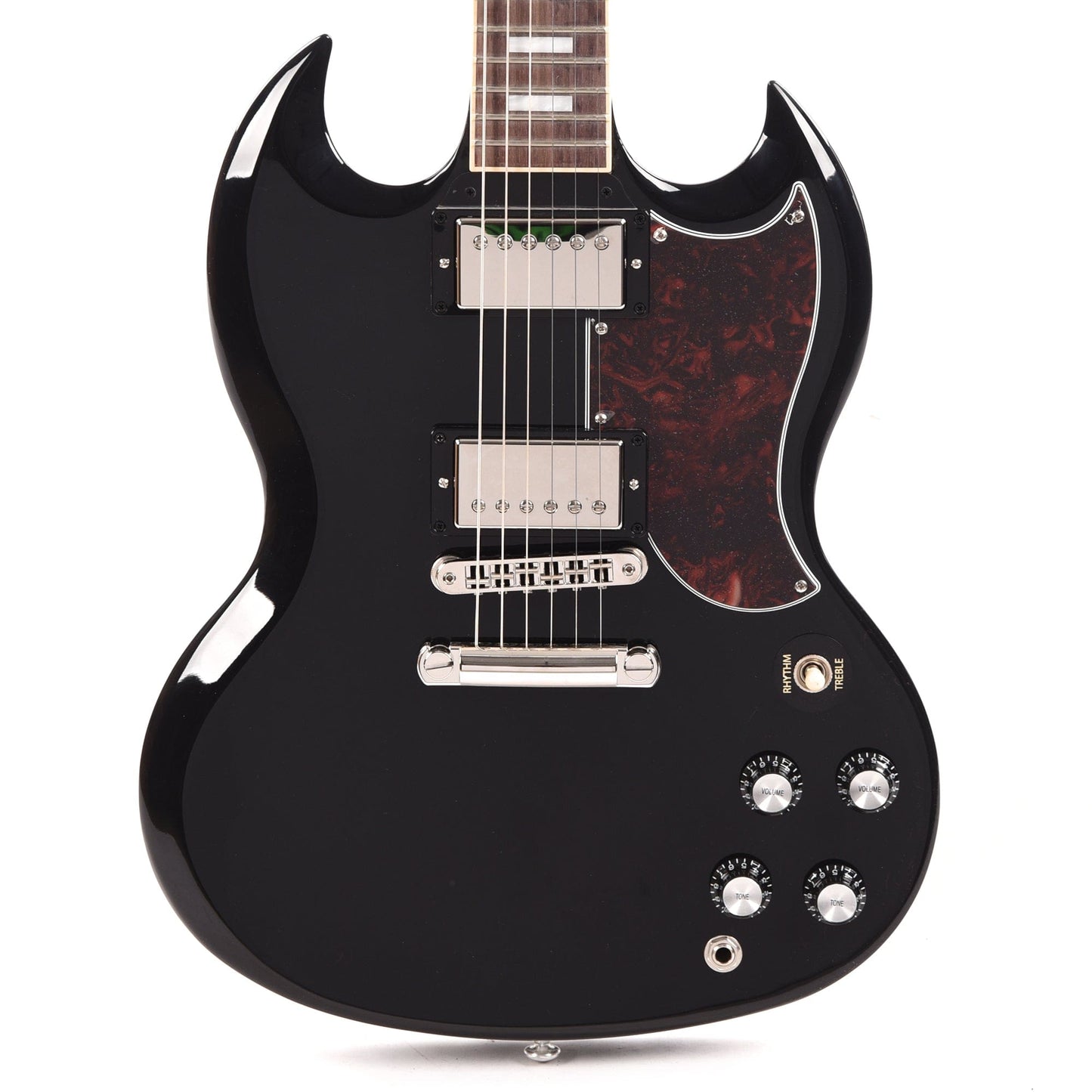 Gibson USA SG Standard Ebony w/Tortoise Pickguard & T-Type Pickups Electric Guitars / Solid Body