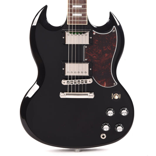 Gibson USA SG Standard Ebony w/Tortoise Pickguard & T-Type Pickups Electric Guitars / Solid Body