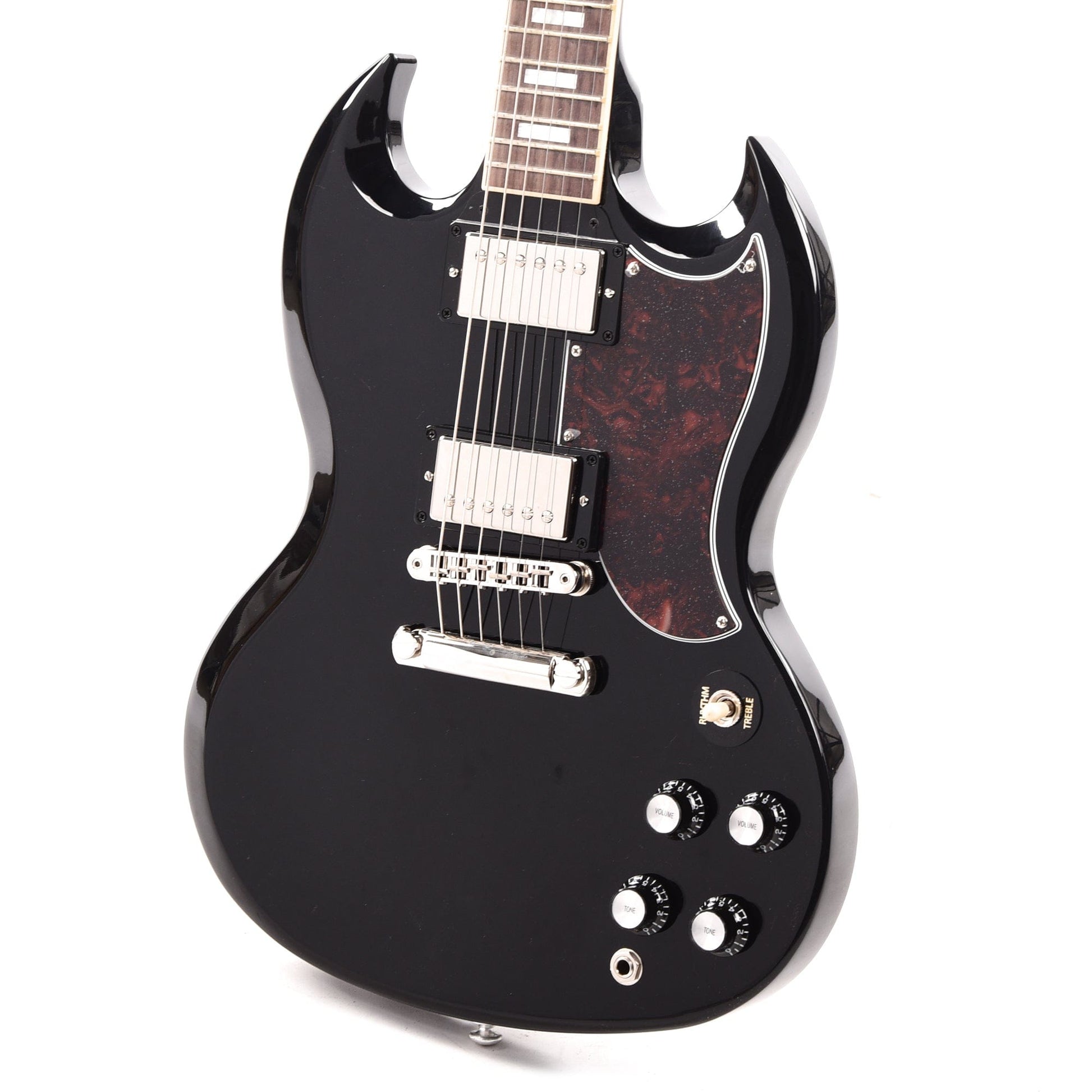 Gibson USA SG Standard Ebony w/Tortoise Pickguard & T-Type Pickups Electric Guitars / Solid Body