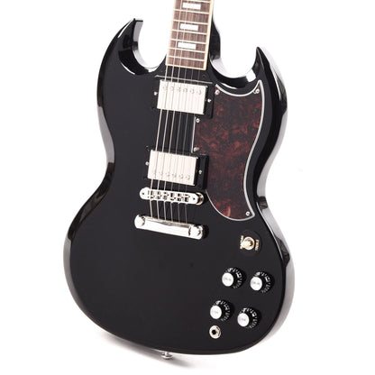 Gibson USA SG Standard Ebony w/Tortoise Pickguard & T-Type Pickups Electric Guitars / Solid Body