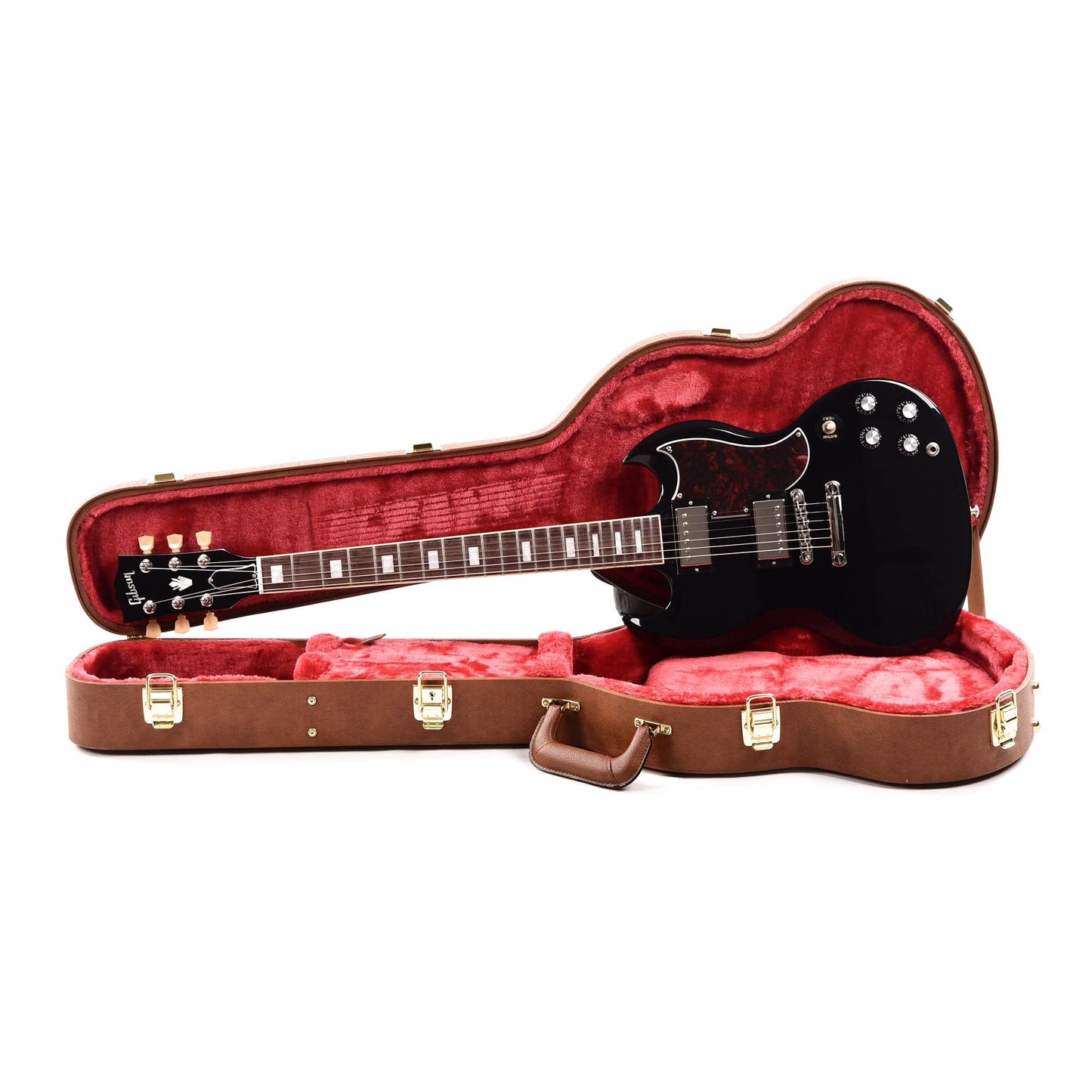 Gibson USA SG Standard Ebony w/Tortoise Pickguard & T-Type Pickups Electric Guitars / Solid Body