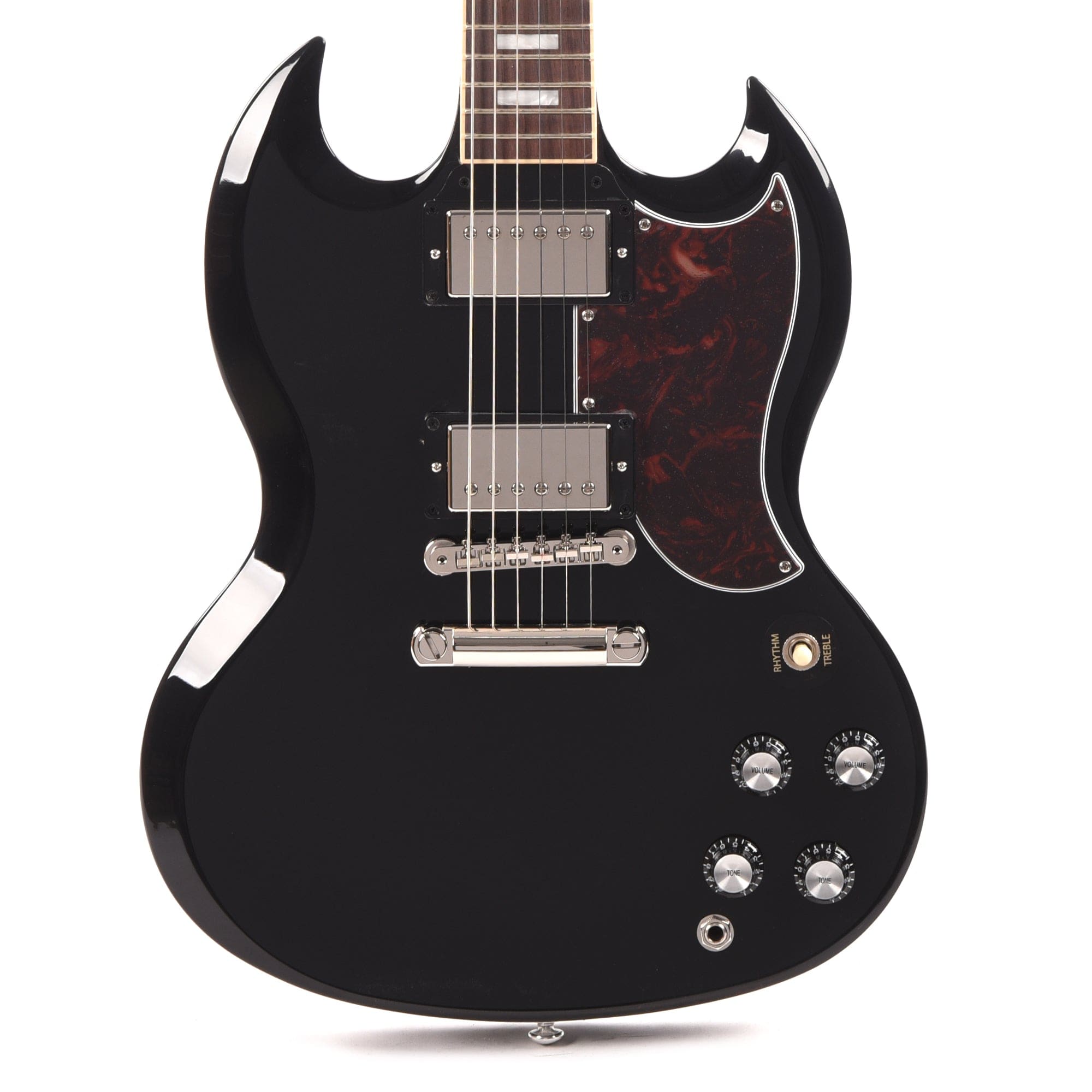 Gibson USA SG Standard Ebony w/Tortoise Pickguard & T-Type Pickups Electric Guitars / Solid Body