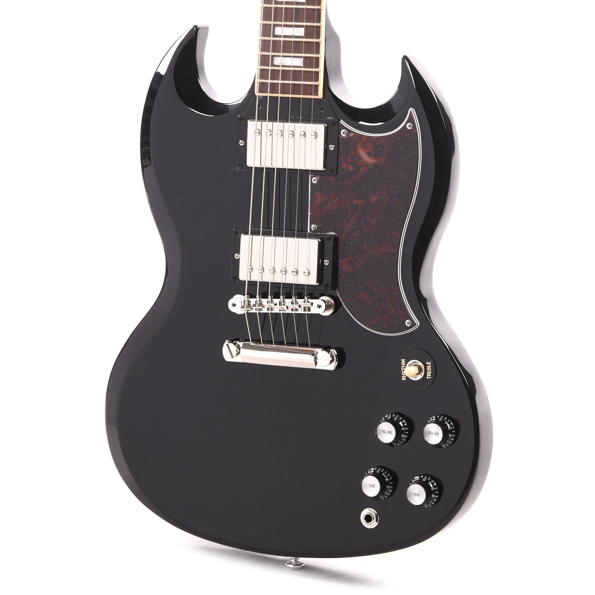 Gibson USA SG Standard Ebony w/Tortoise Pickguard & T-Type Pickups Electric Guitars / Solid Body