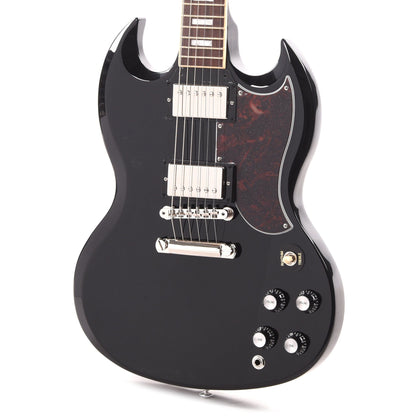 Gibson USA SG Standard Ebony w/Tortoise Pickguard & T-Type Pickups Electric Guitars / Solid Body