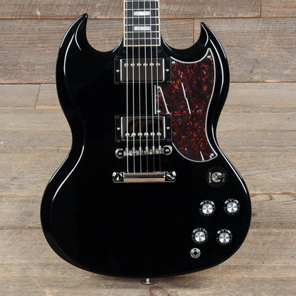 Gibson USA SG Standard Ebony w/Tortoise Pickguard & T-Type Pickups Electric Guitars / Solid Body