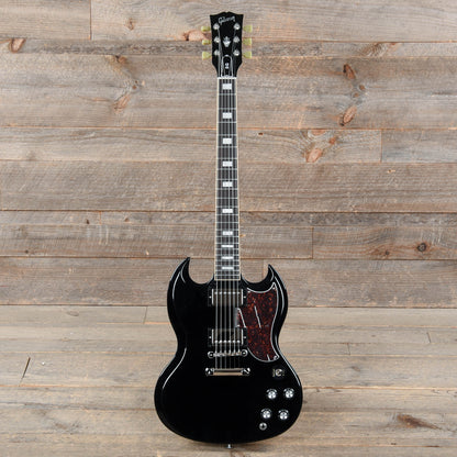 Gibson USA SG Standard Ebony w/Tortoise Pickguard & T-Type Pickups Electric Guitars / Solid Body