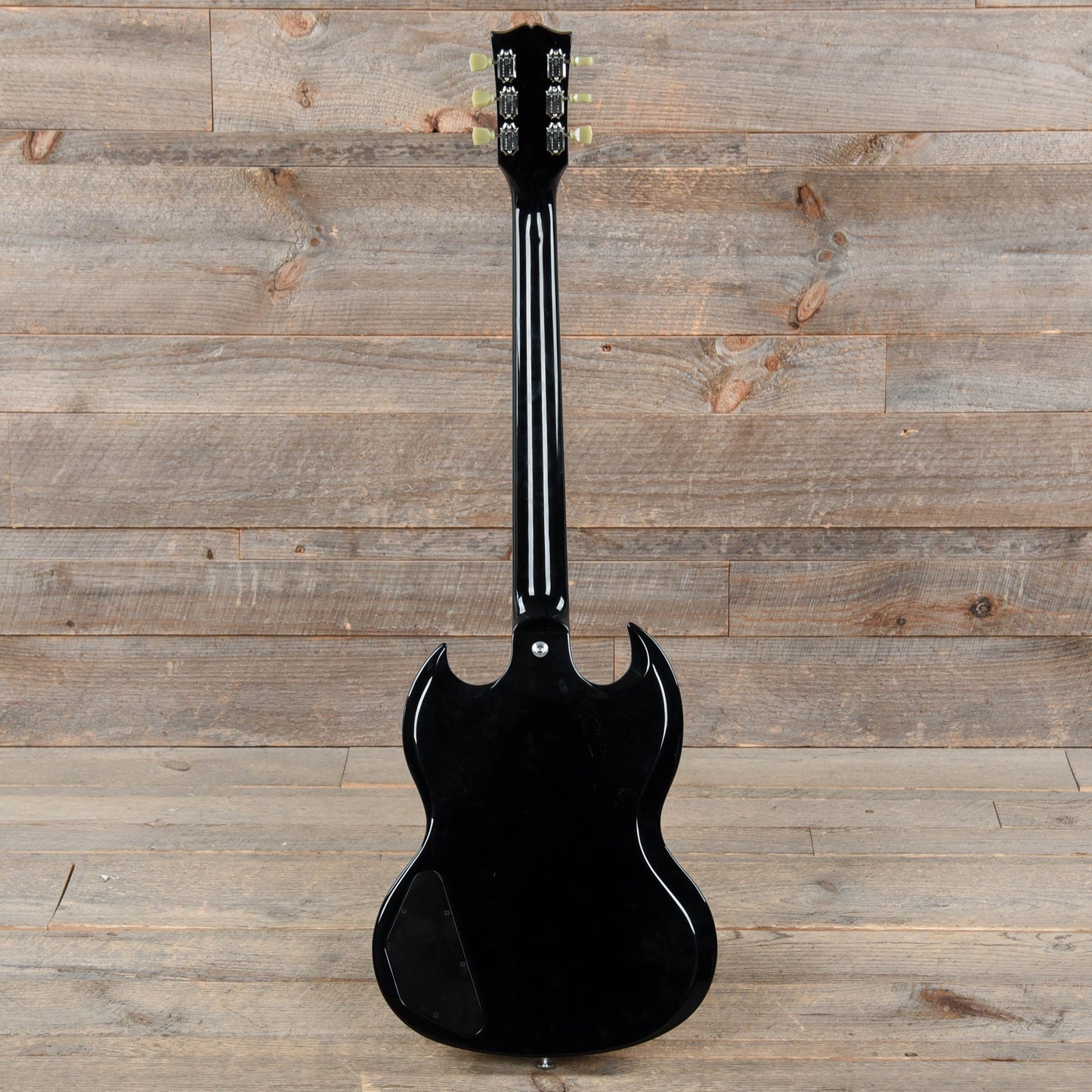 Gibson USA SG Standard Ebony w/Tortoise Pickguard & T-Type Pickups Electric Guitars / Solid Body