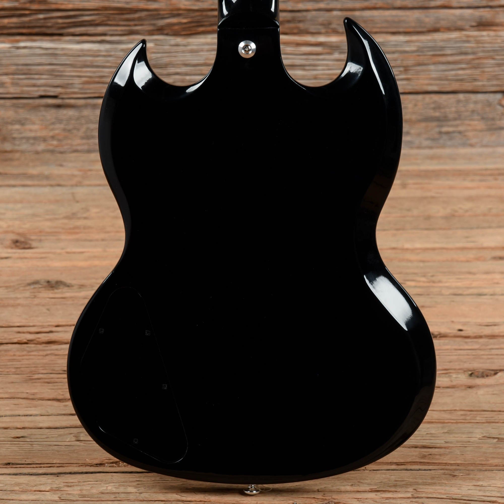 Gibson USA SG Standard Ebony w/Tortoise Pickguard & T-Type Pickups Electric Guitars / Solid Body