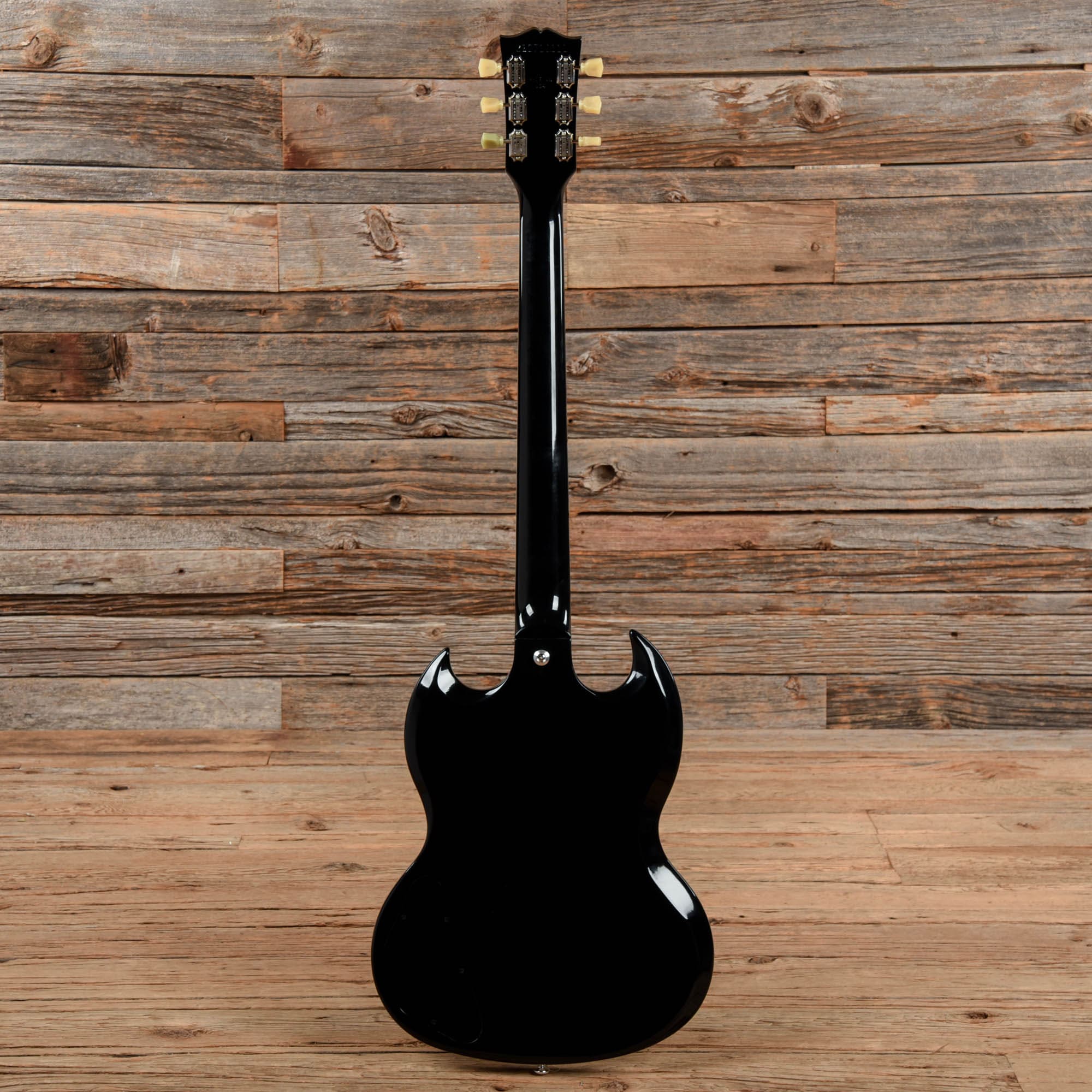 Gibson USA SG Standard Ebony w/Tortoise Pickguard & T-Type Pickups Electric Guitars / Solid Body