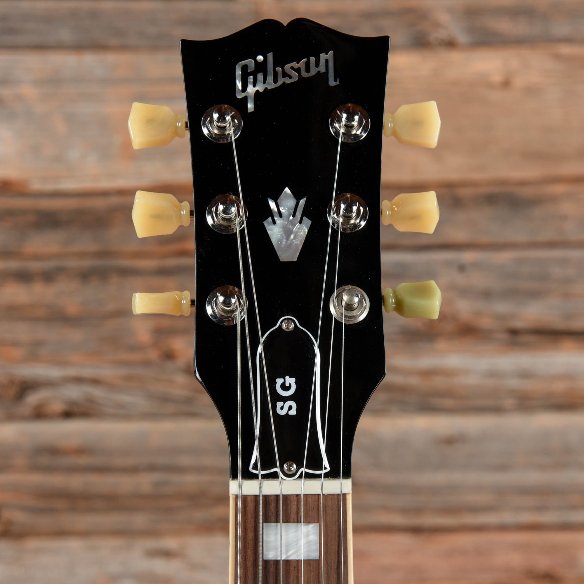 Gibson USA SG Standard Ebony w/Tortoise Pickguard & T-Type Pickups Electric Guitars / Solid Body