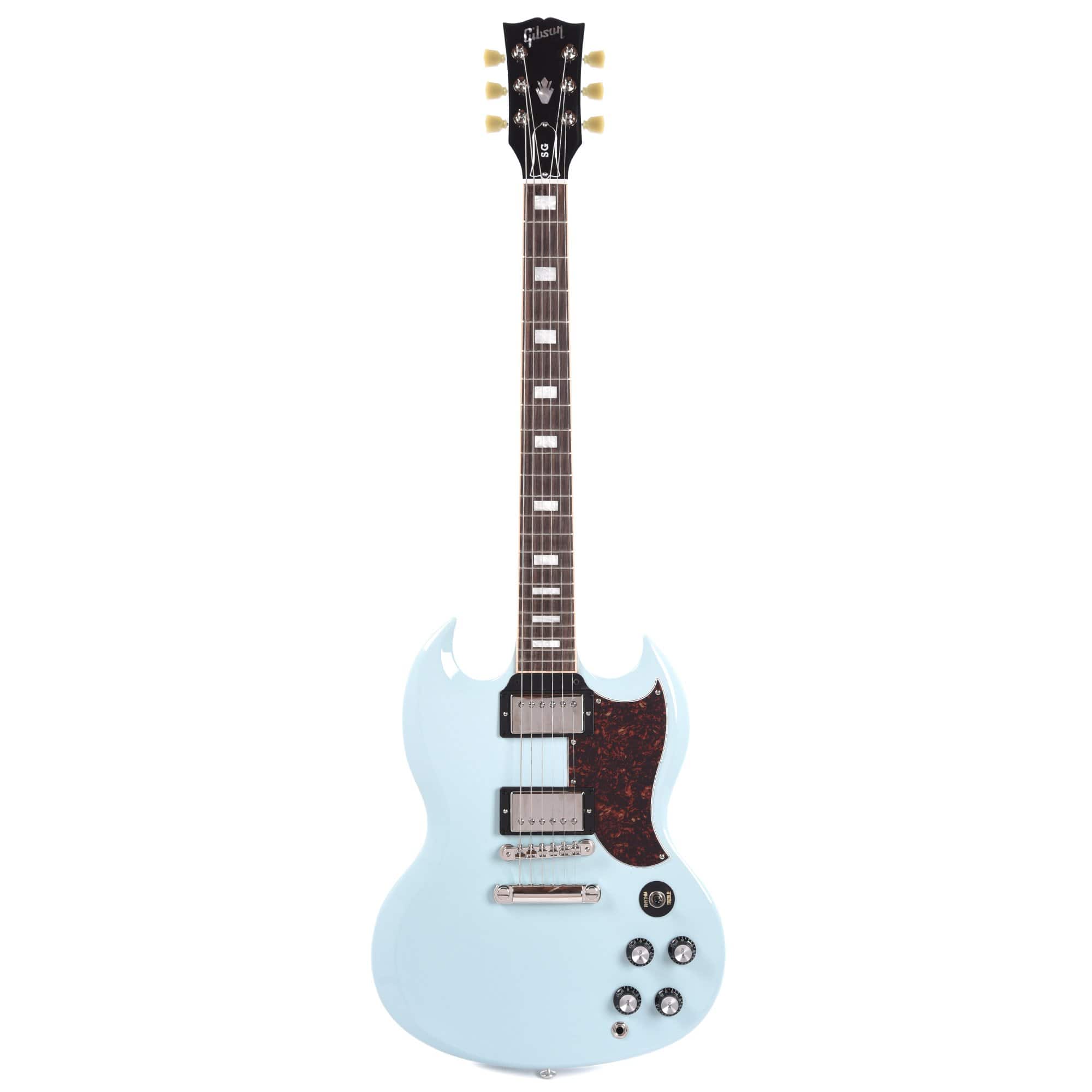 Gibson USA SG Standard Frost Blue w/Tortoise Pickguard & T-Type