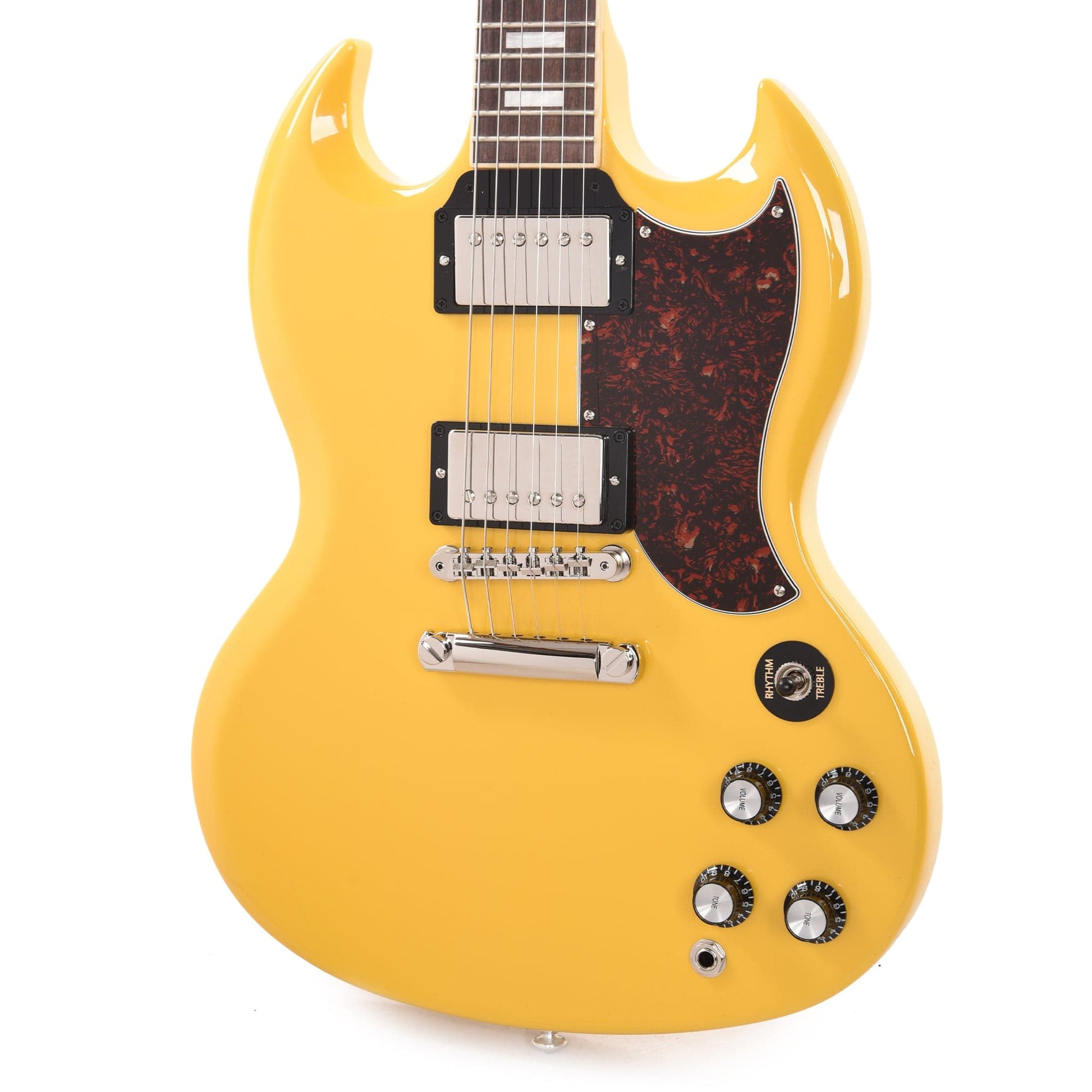 Gibson USA SG Standard Gloss Yellow w/Tortoise Pickguard & T-Type Pickups Electric Guitars / Solid Body