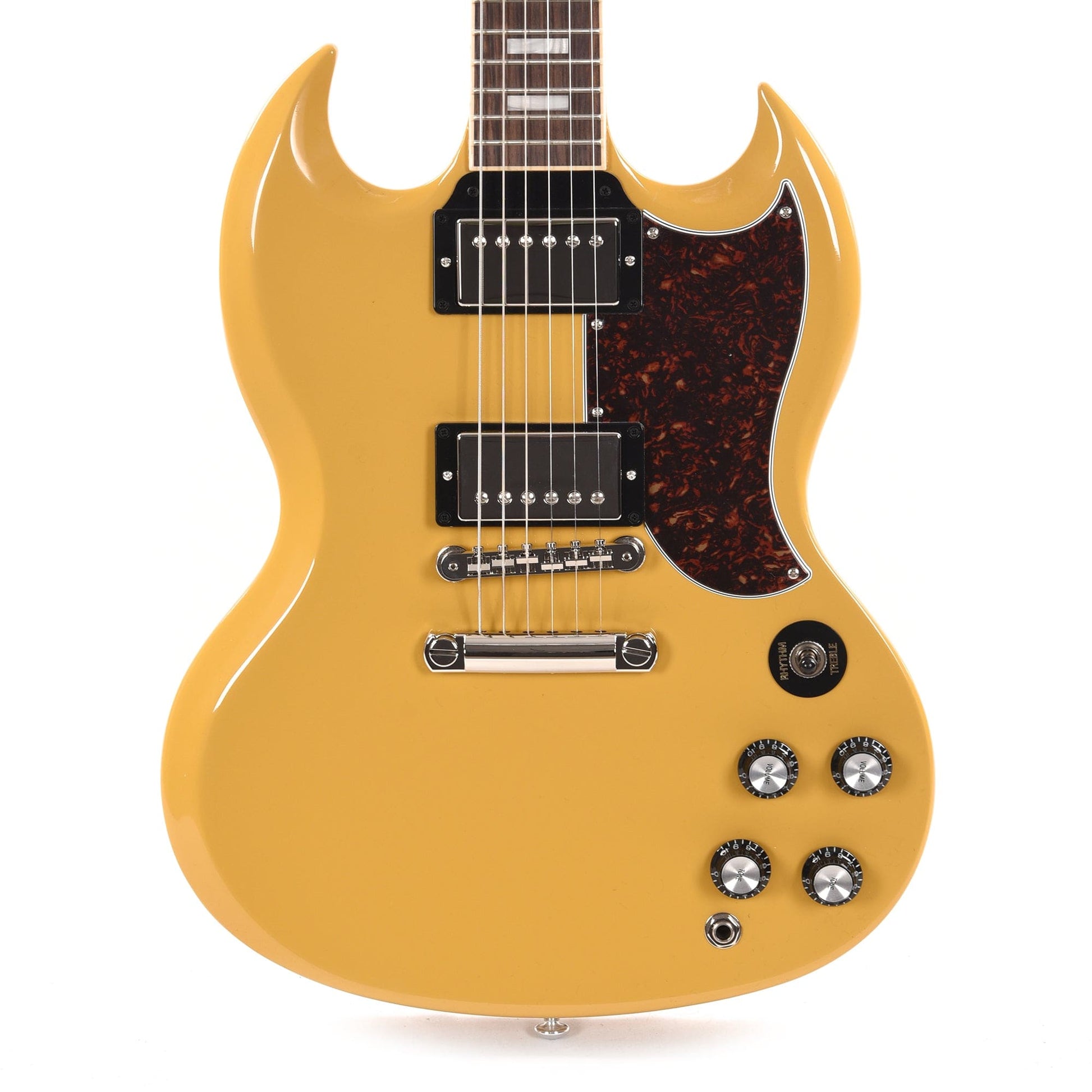 Gibson USA SG Standard Gloss Yellow w/Tortoise Pickguard & T-Type Pickups Electric Guitars / Solid Body