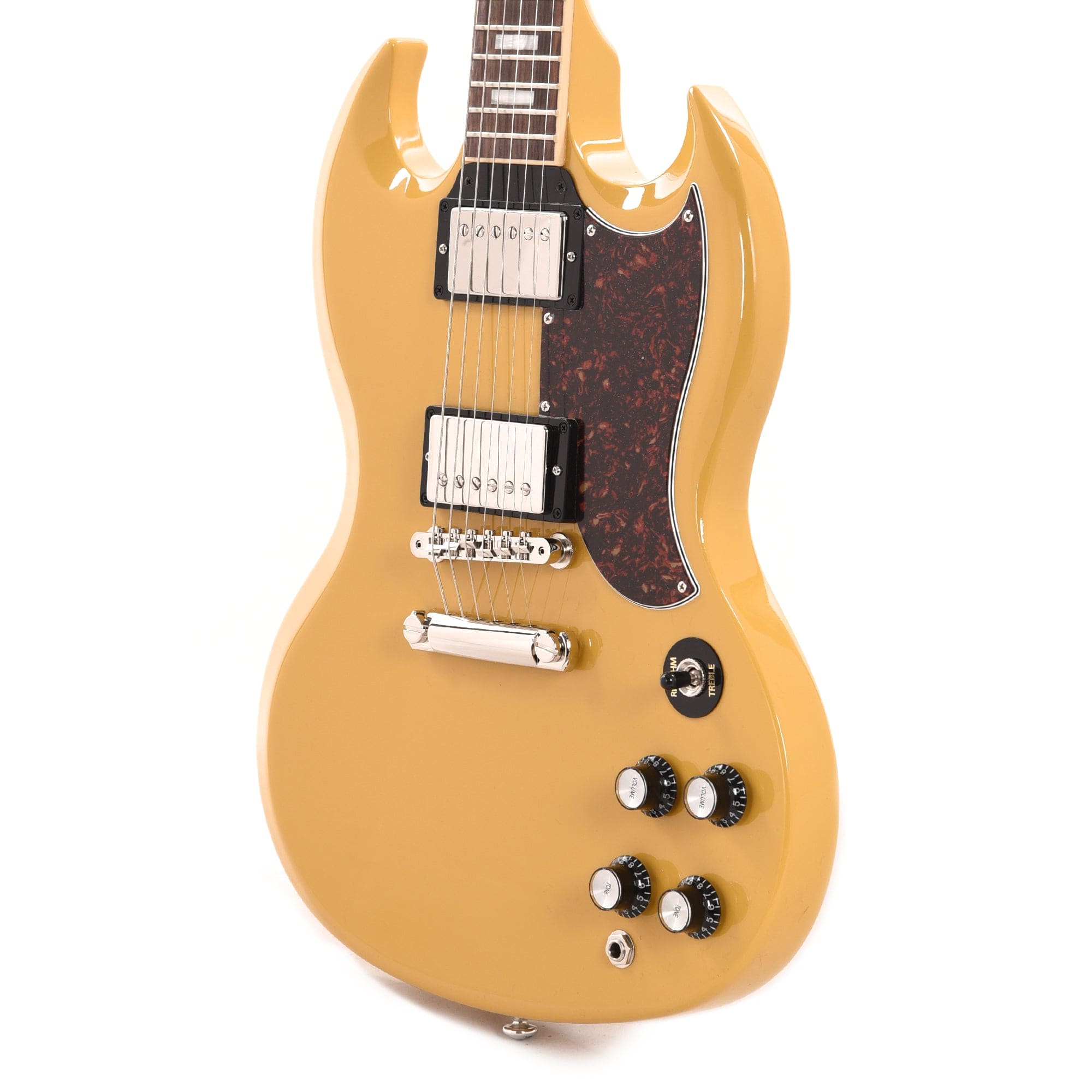 Gibson USA SG Standard Gloss Yellow w/Tortoise Pickguard & T-Type Pickups Electric Guitars / Solid Body