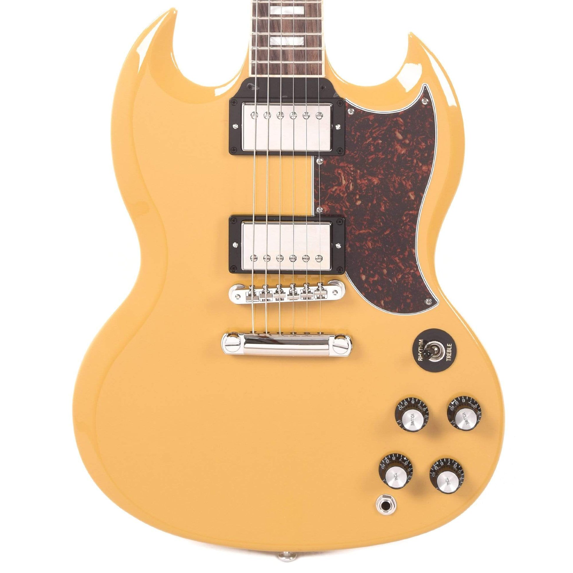 Gibson USA SG Standard Gloss Yellow w/Tortoise Pickguard & T-Type Pickups Electric Guitars / Solid Body