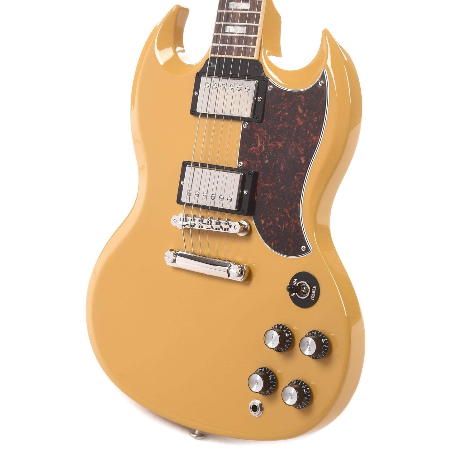 Gibson USA SG Standard Gloss Yellow w/Tortoise Pickguard & T-Type Pickups Electric Guitars / Solid Body