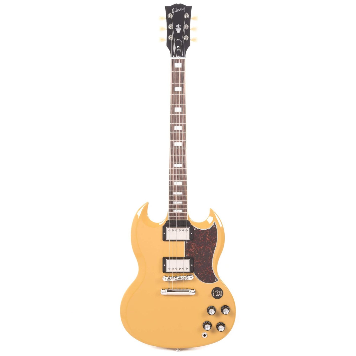 Gibson USA SG Standard Gloss Yellow w/Tortoise Pickguard & T-Type Pickups Electric Guitars / Solid Body