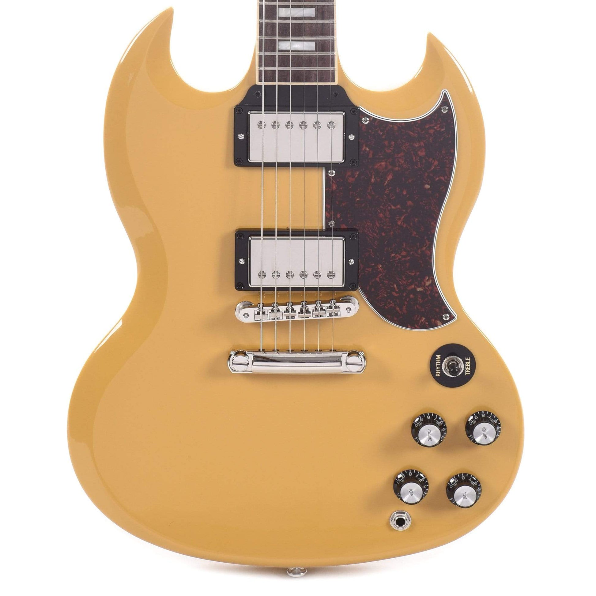 Gibson USA SG Standard Gloss Yellow w/Tortoise Pickguard & T-Type Pickups Electric Guitars / Solid Body