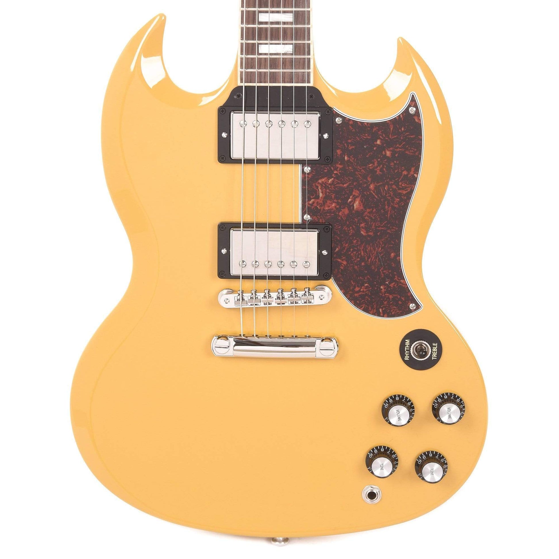 Gibson USA SG Standard Gloss Yellow w/Tortoise Pickguard & T-Type Pickups Electric Guitars / Solid Body