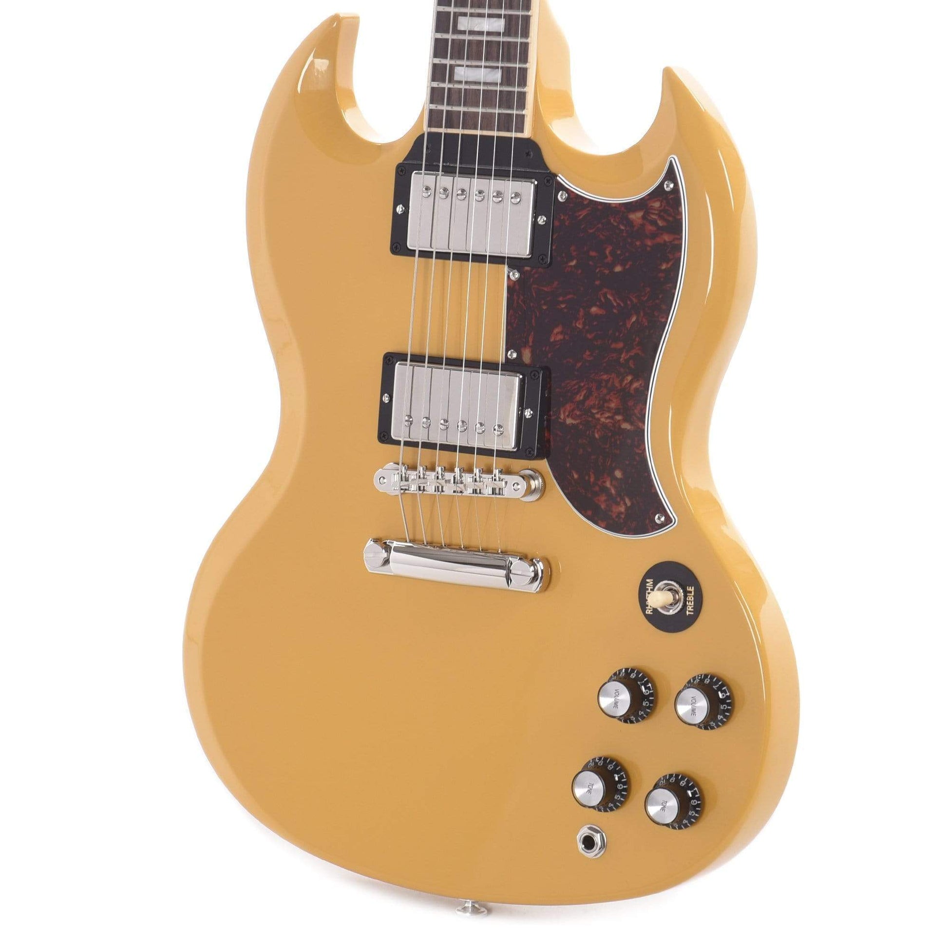 Gibson USA SG Standard Gloss Yellow w/Tortoise Pickguard & T-Type Pickups Electric Guitars / Solid Body