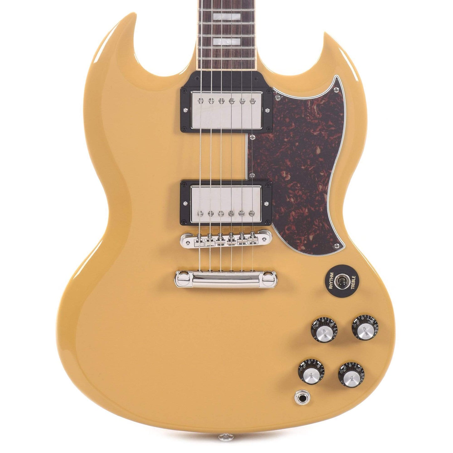 Gibson USA SG Standard Gloss Yellow w/Tortoise Pickguard & T-Type Pickups Electric Guitars / Solid Body
