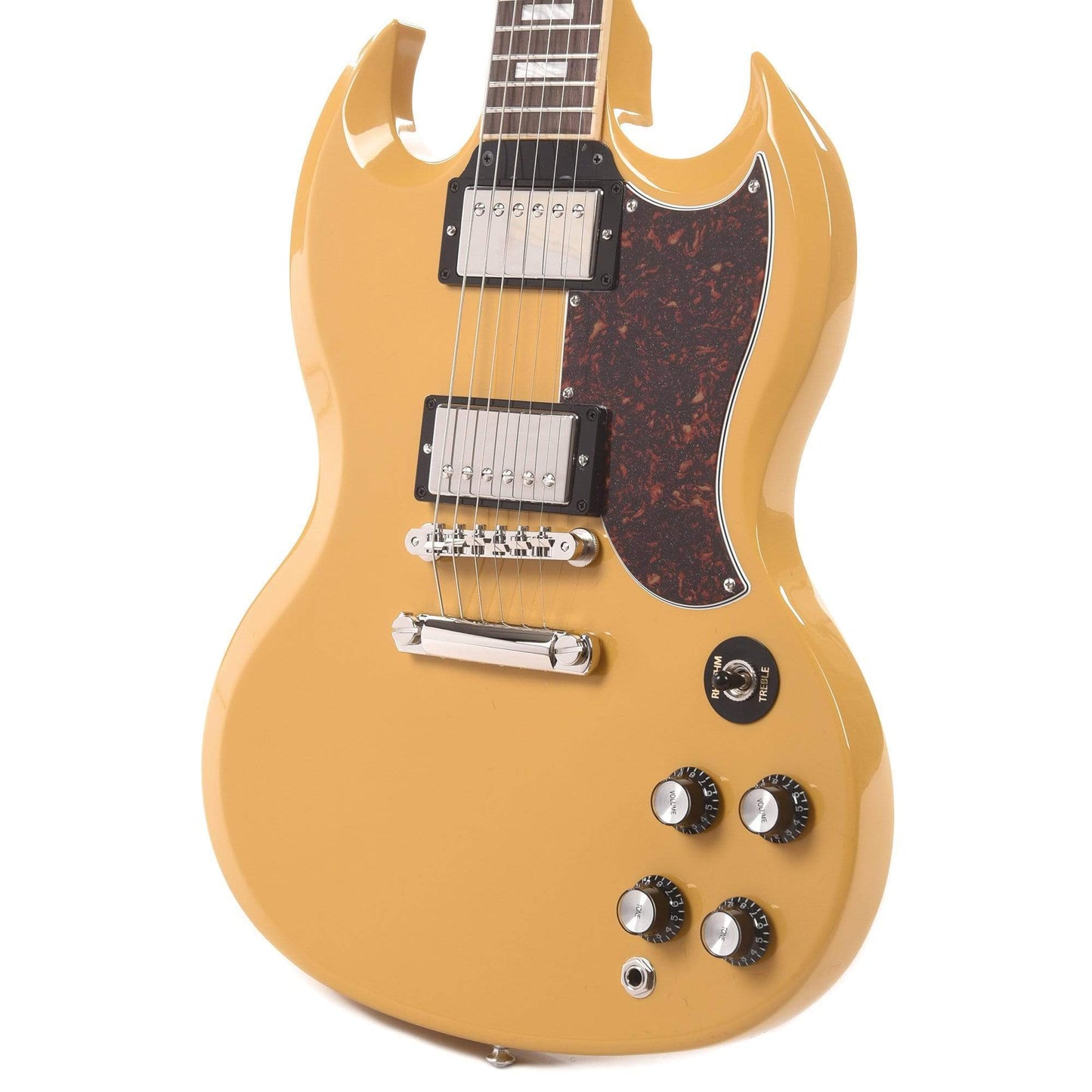 Gibson USA SG Standard Gloss Yellow w/Tortoise Pickguard & T-Type Pickups Electric Guitars / Solid Body