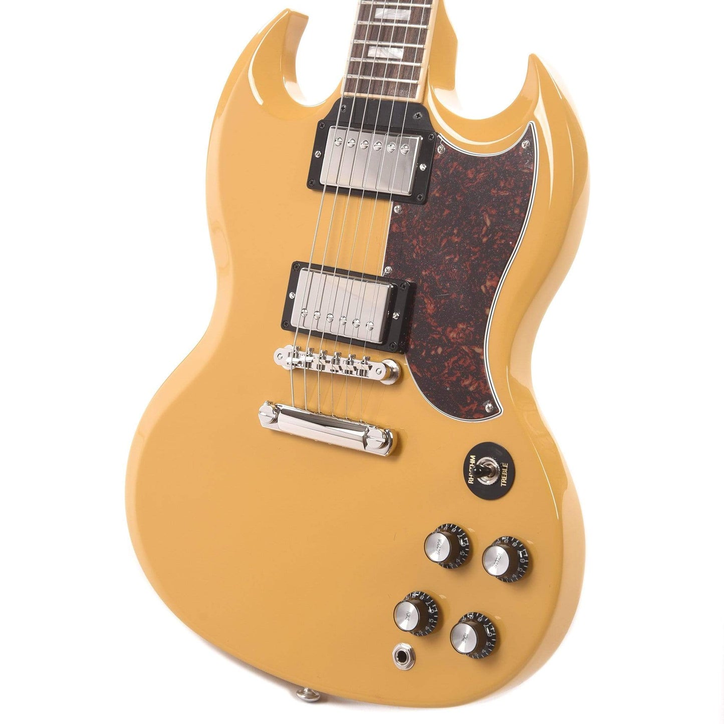 Gibson USA SG Standard Gloss Yellow w/Tortoise Pickguard & T-Type Pickups Electric Guitars / Solid Body