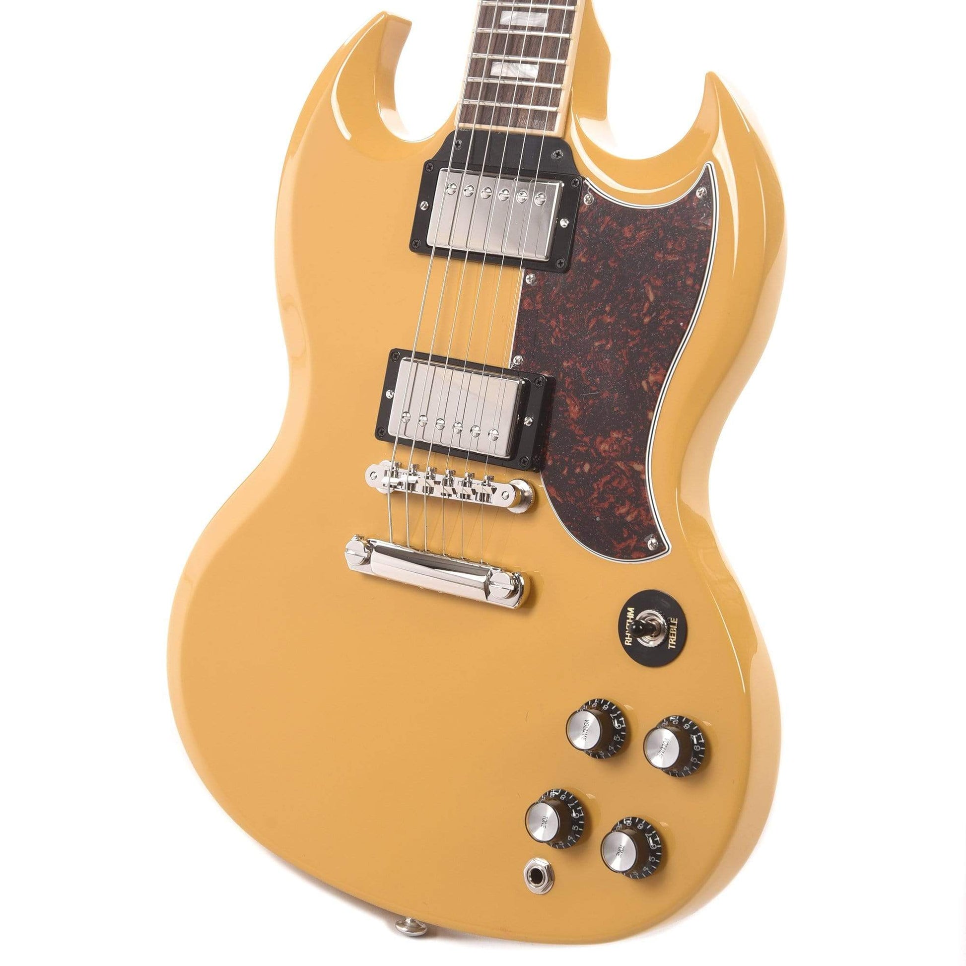 Gibson USA SG Standard Gloss Yellow w/Tortoise Pickguard & T-Type Pickups Electric Guitars / Solid Body