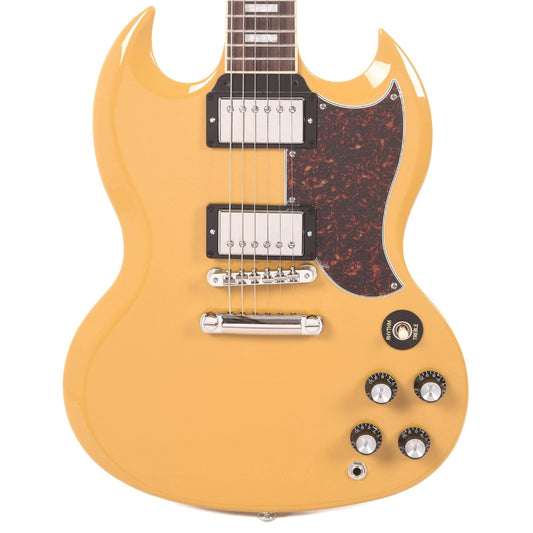 Gibson USA SG Standard Gloss Yellow w/Tortoise Pickguard & T-Type Pickups Electric Guitars / Solid Body