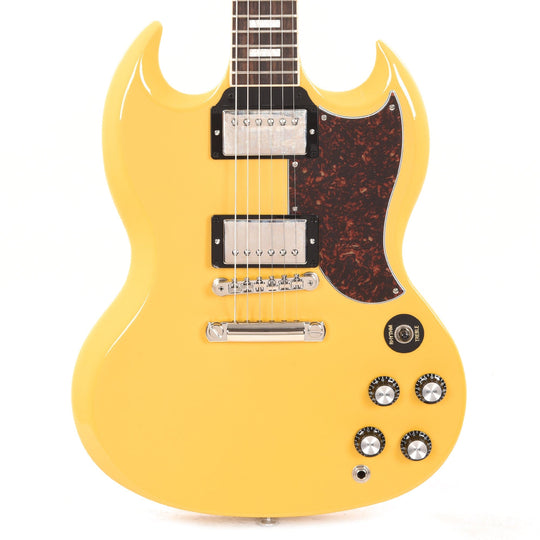 Gibson USA SG Standard Gloss Yellow w/Tortoise Pickguard & T-Type Pickups Electric Guitars / Solid Body