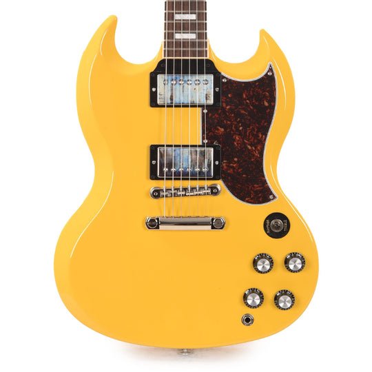 Gibson USA SG Standard Gloss Yellow w/Tortoise Pickguard & T-Type Pickups Electric Guitars / Solid Body