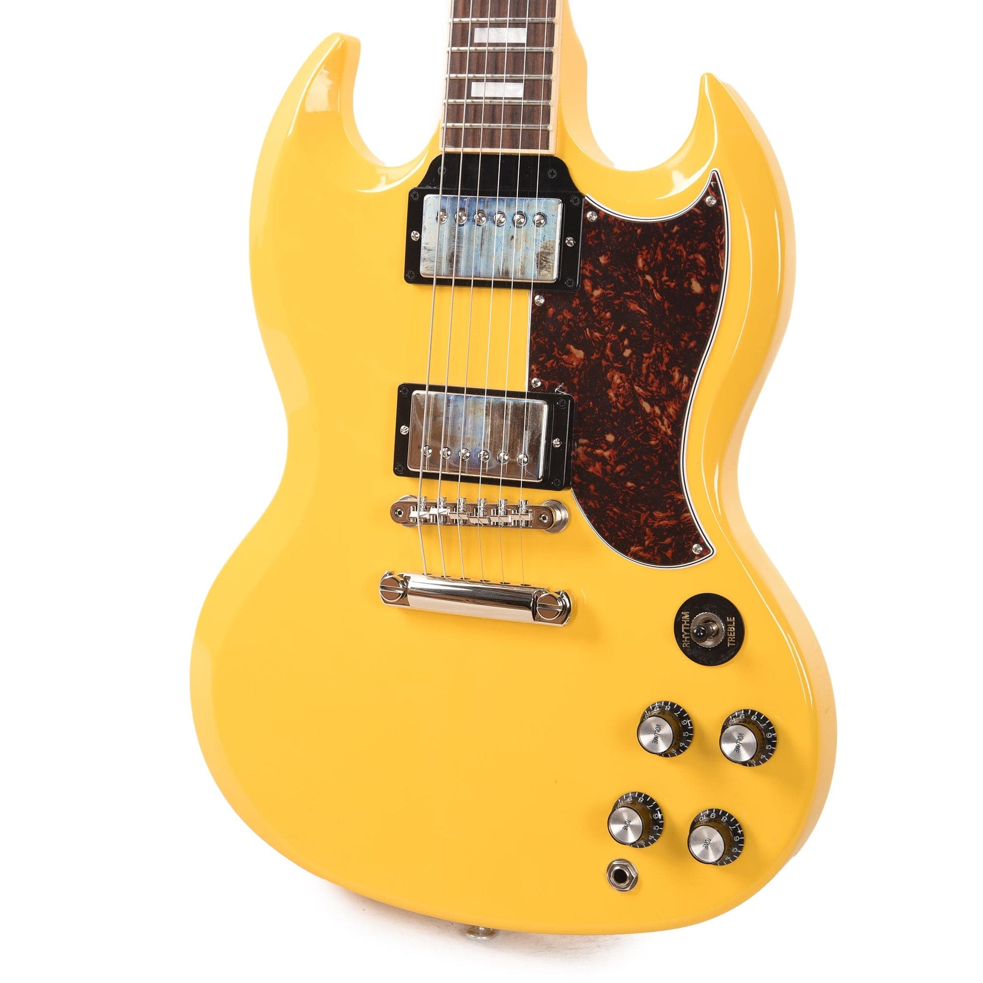 Gibson USA SG Standard Gloss Yellow w/Tortoise Pickguard & T-Type Pickups Electric Guitars / Solid Body