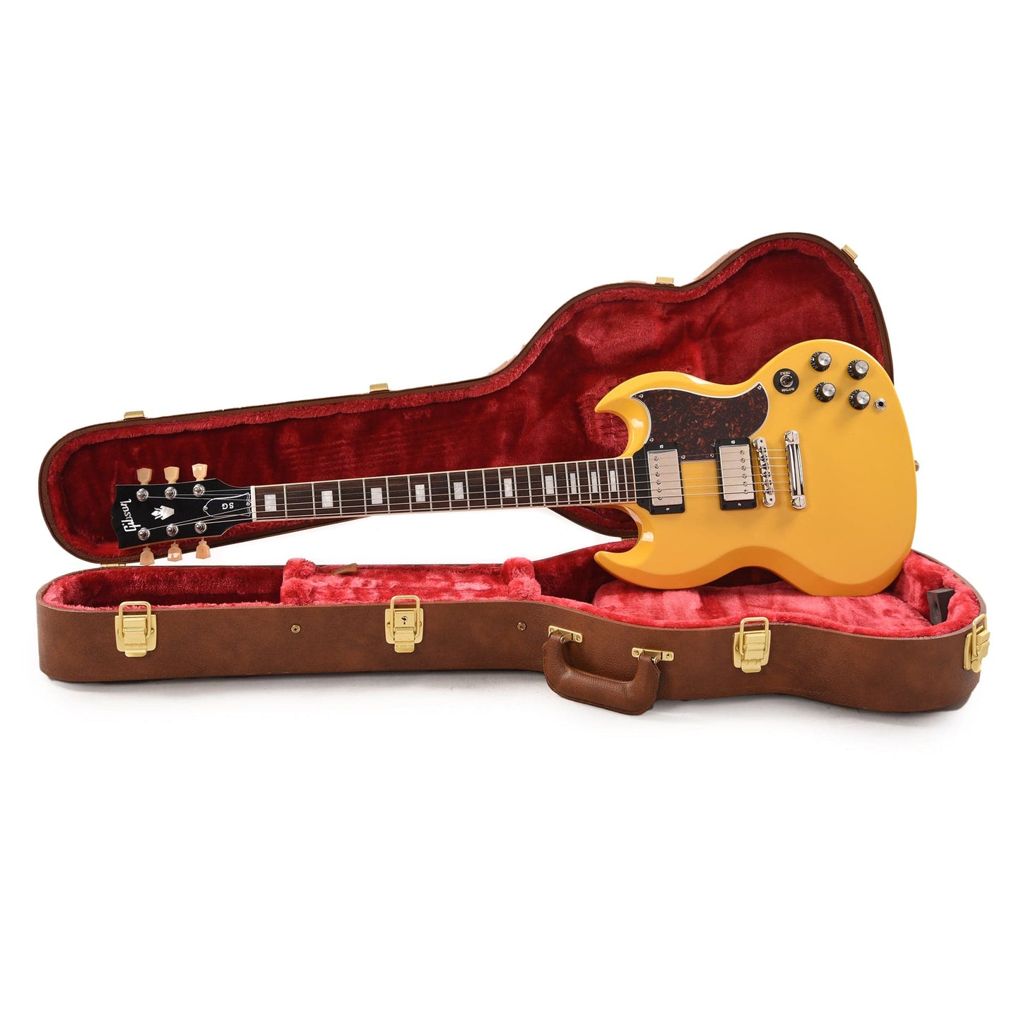 Gibson USA SG Standard Gloss Yellow w/Tortoise Pickguard & T-Type Pickups Electric Guitars / Solid Body