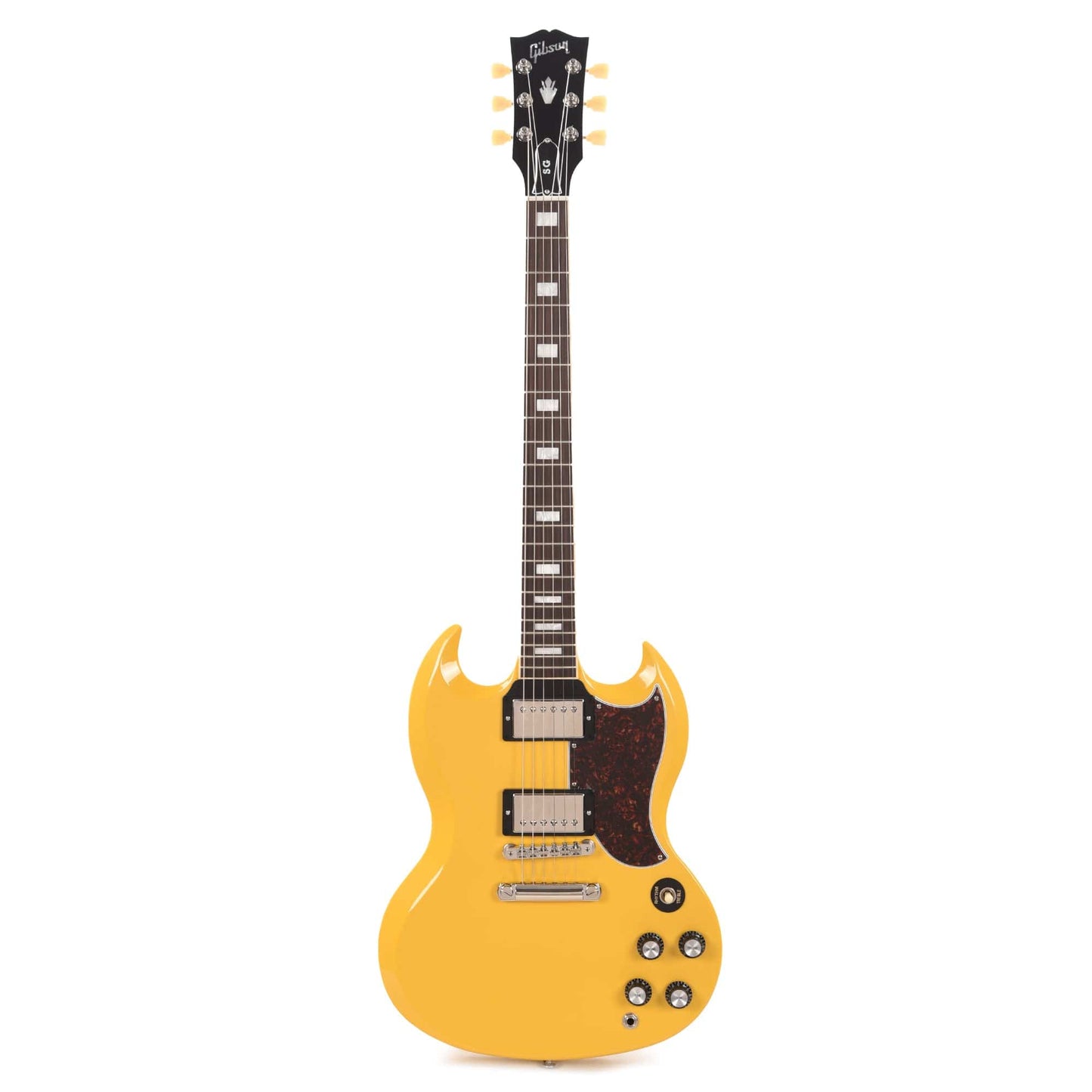 Gibson USA SG Standard Gloss Yellow w/Tortoise Pickguard & T-Type Pickups Electric Guitars / Solid Body