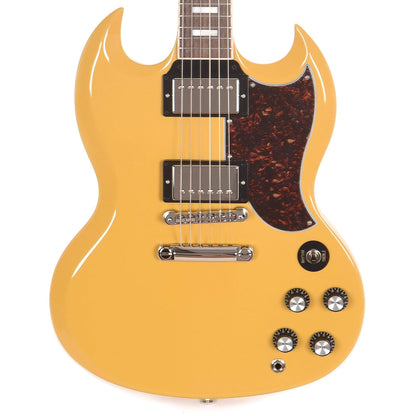 Gibson USA SG Standard Gloss Yellow w/Tortoise Pickguard & T-Type Pickups Electric Guitars / Solid Body