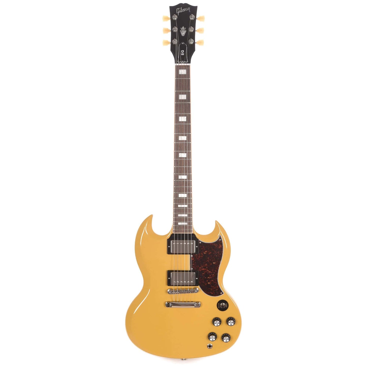 Gibson USA SG Standard Gloss Yellow w/Tortoise Pickguard & T-Type Pickups Electric Guitars / Solid Body