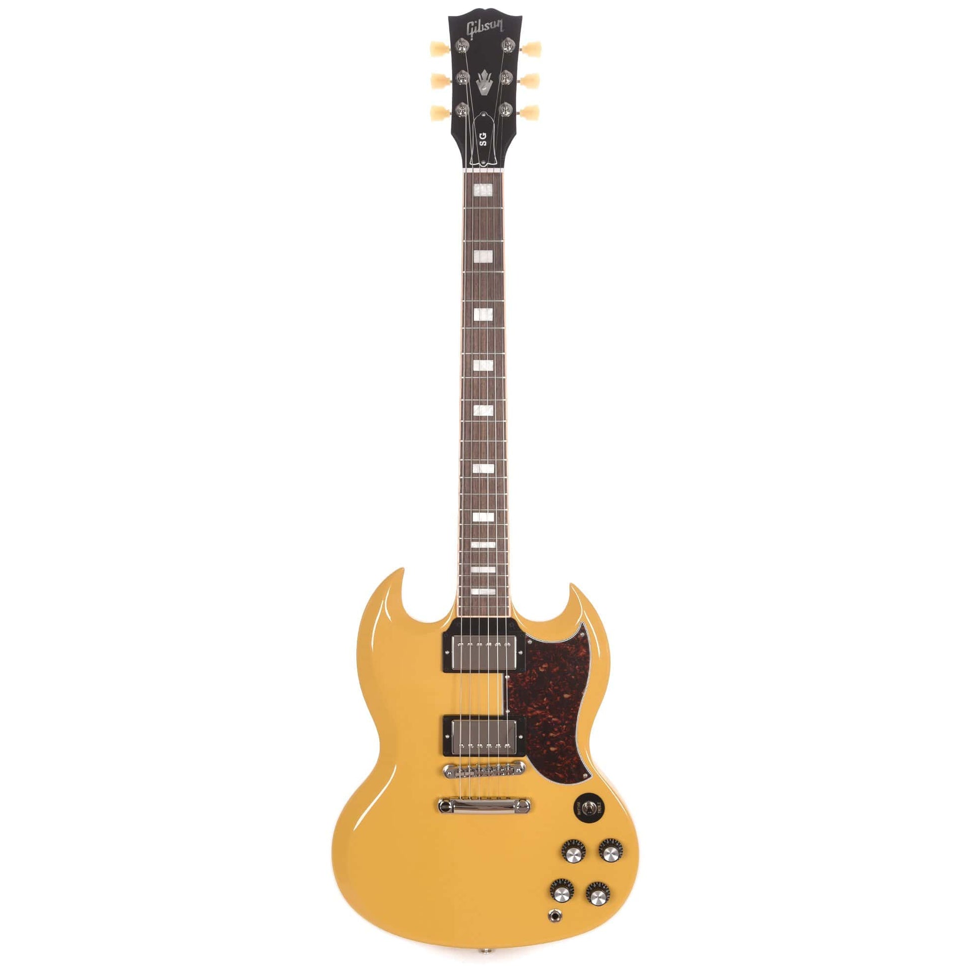 Gibson USA SG Standard Gloss Yellow w/Tortoise Pickguard & T-Type Pickups Electric Guitars / Solid Body