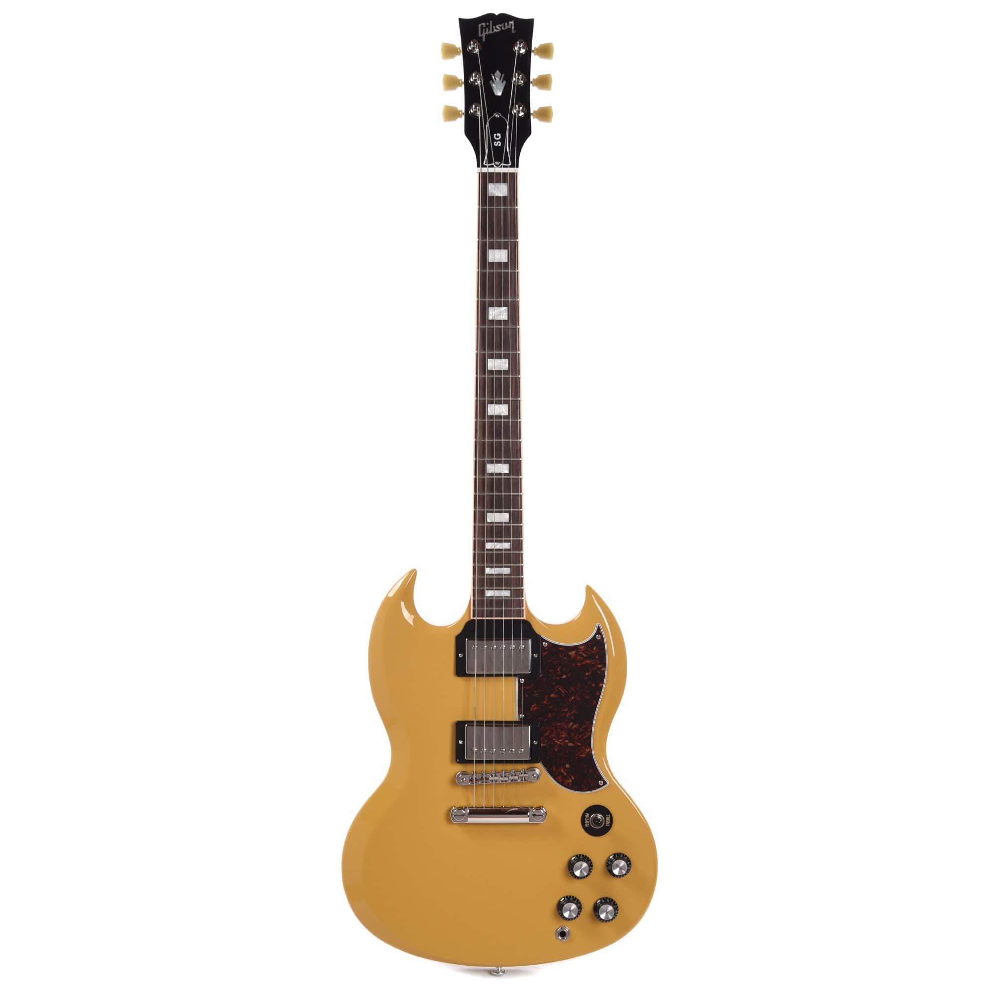 Gibson USA SG Standard Gloss Yellow w/Tortoise Pickguard & T-Type Pickups Electric Guitars / Solid Body