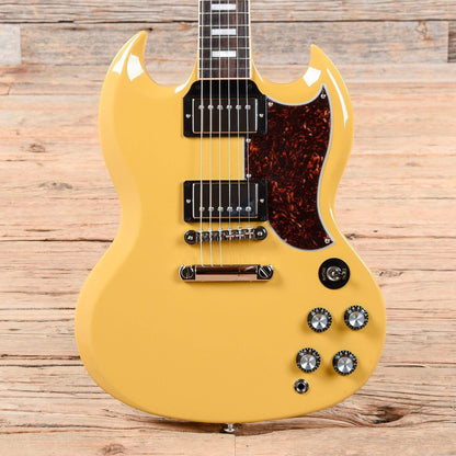 Gibson USA SG Standard Gloss Yellow w/Tortoise Pickguard & T-Type Pickups Electric Guitars / Solid Body