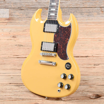 Gibson USA SG Standard Gloss Yellow w/Tortoise Pickguard & T-Type Pickups Electric Guitars / Solid Body