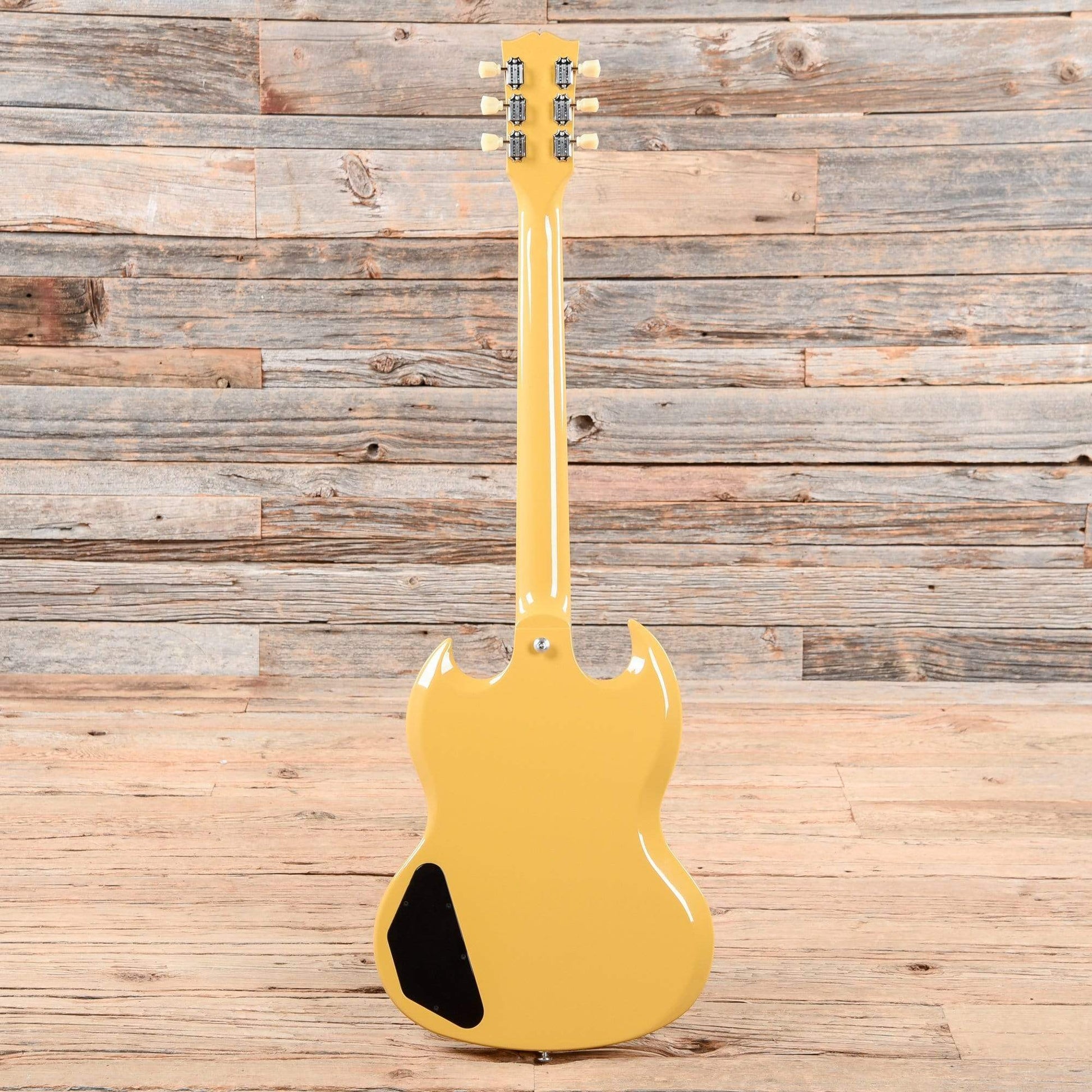 Gibson USA SG Standard Gloss Yellow w/Tortoise Pickguard & T-Type Pickups Electric Guitars / Solid Body