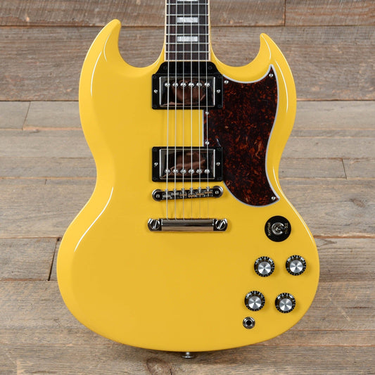 Gibson USA SG Standard Gloss Yellow w/Tortoise Pickguard & T-Type Pickups Electric Guitars / Solid Body