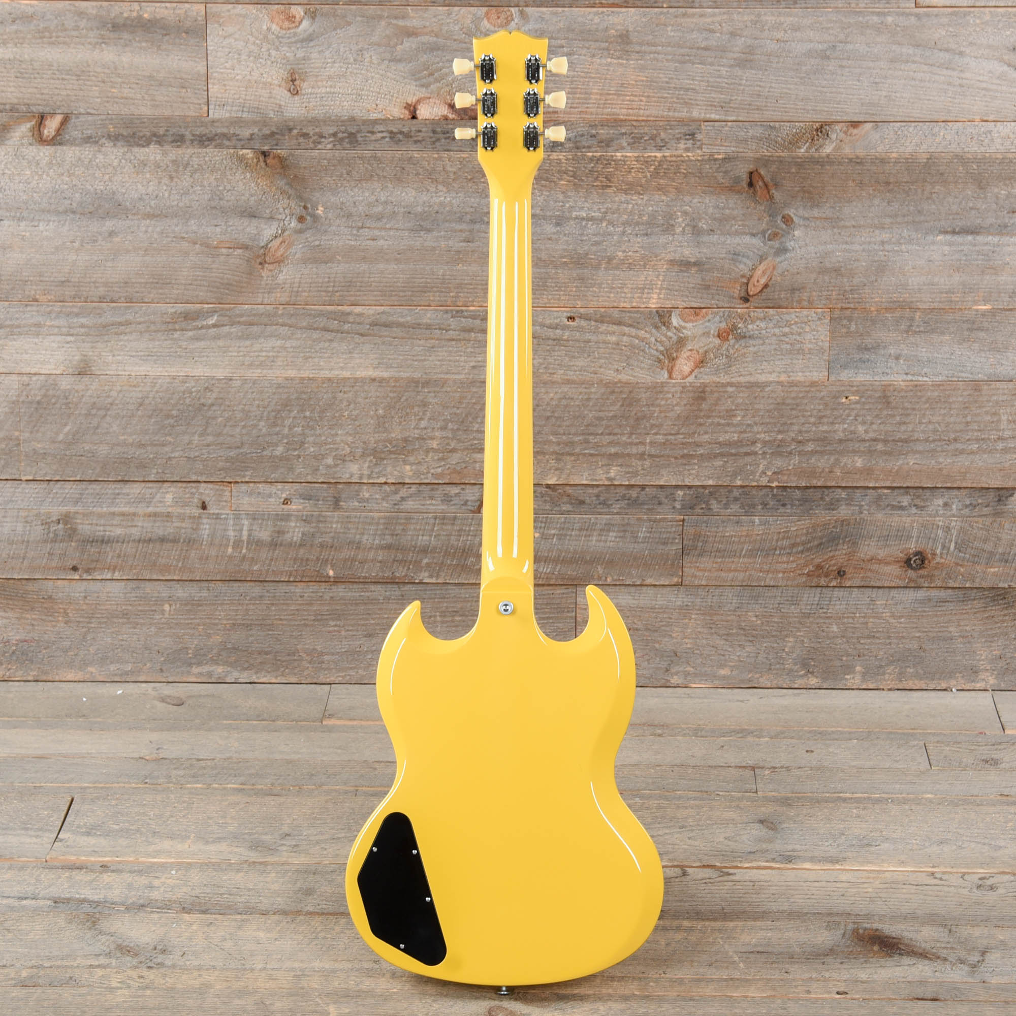 Gibson USA SG Standard Gloss Yellow w/Tortoise Pickguard & T-Type Pick ...