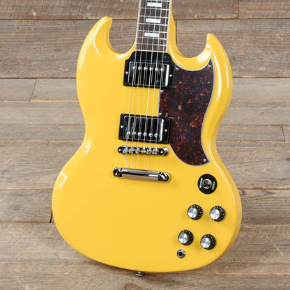 Gibson USA SG Standard Gloss Yellow w/Tortoise Pickguard & T-Type Pickups Electric Guitars / Solid Body